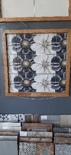 DECO FLORAL BLA M