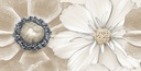 DECO FLORAL BEIG M